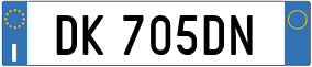 Truck License Plate